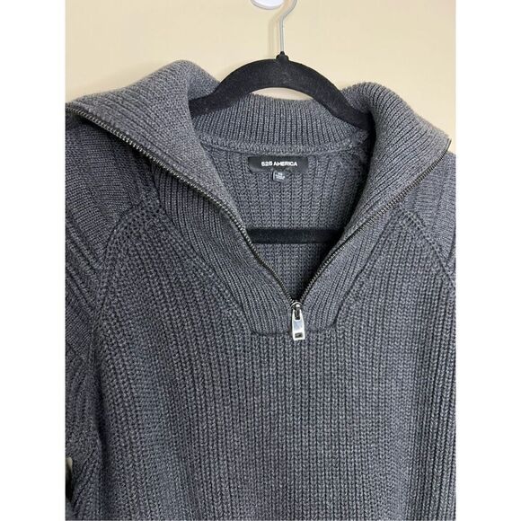 525 America Charcoal Half-Zip Sweater - Picture 6 of 7